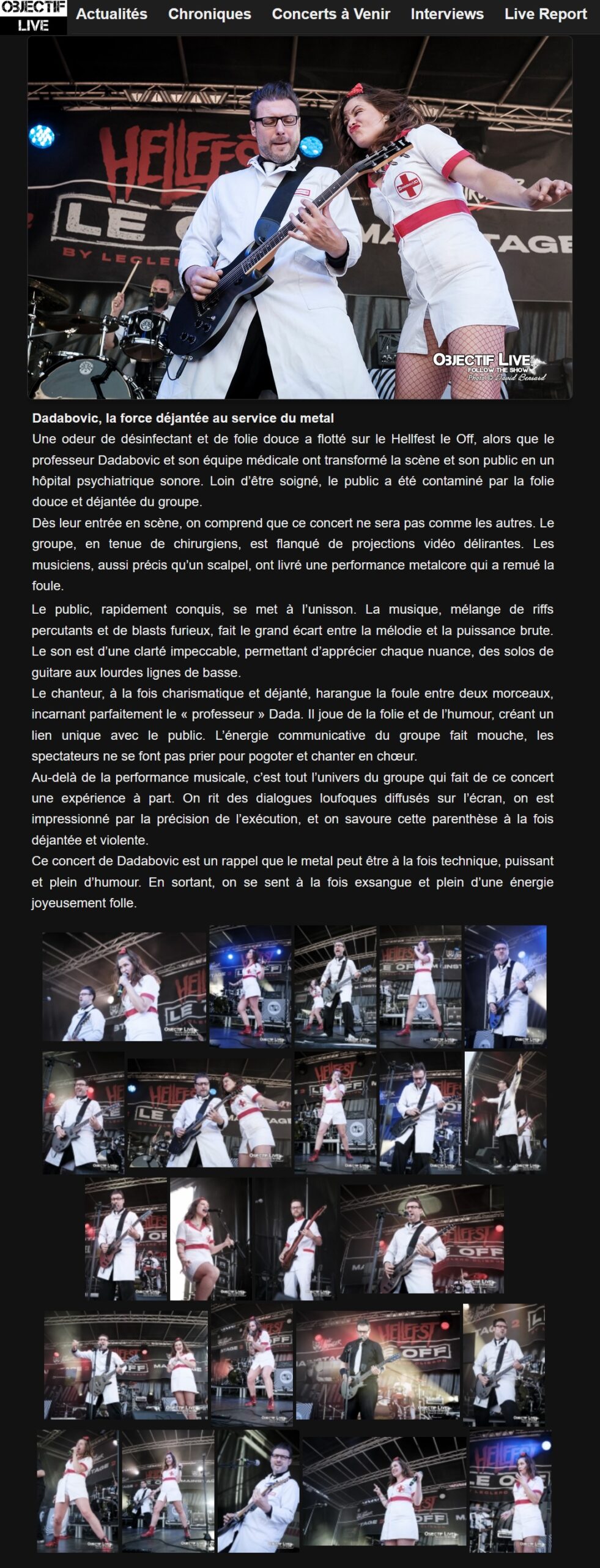 Objectif Live (Août 2025)