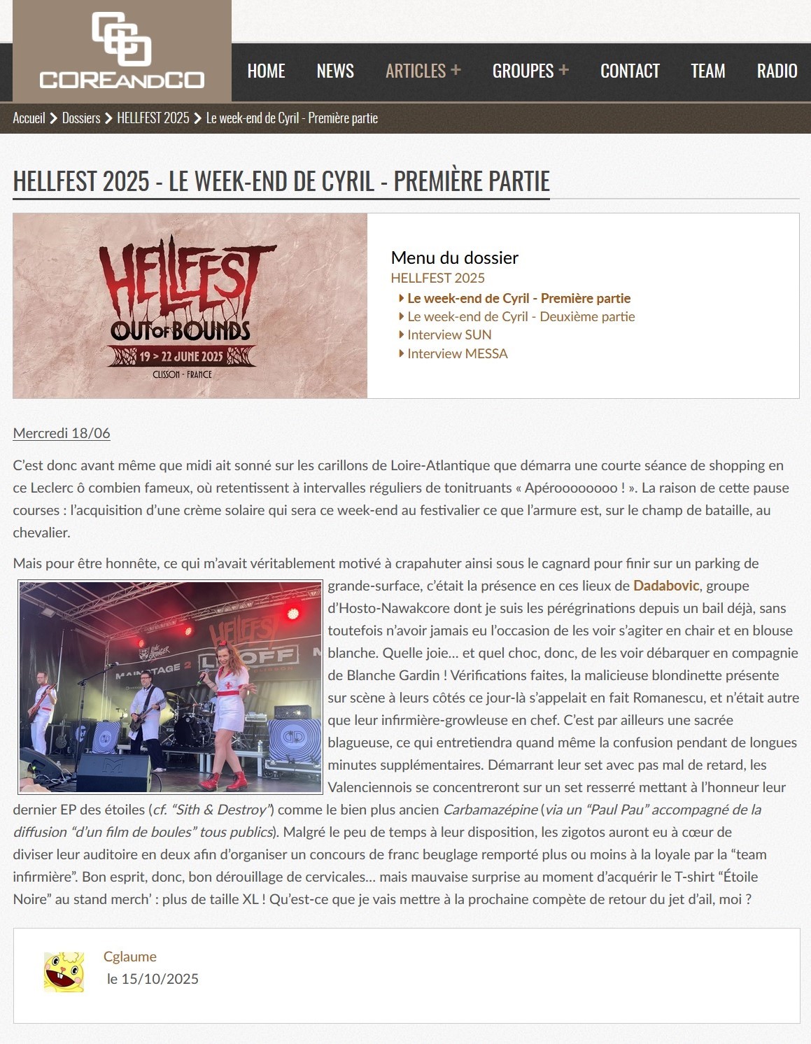 Core and Co (octobre 2025)